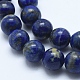 Chapelets de perles en lapis-lazuli naturel G-E483-17-6mm-3