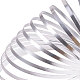 アルミ製ワイヤー  フラット  銀  5mm  約32.8フィート（10m）/ロール AW-BC0002-01B-5mm-1
