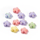 Flower Opaque Resin Cabochons RESI-G041-D03-1