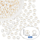 NBEADS 300 Pcs White ABS Faux Pearl Beads KY-NB0001-41-2
