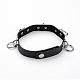 Punk Rock Style Cowhide Leather Choker Necklaces NJEW-D287-01-2