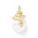 Shell pendenti di perle KK-C004-09G-1
