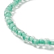 7 pièces 7 couleur bonbon couleur verre graine perlée bracelets de cheville extensibles ensemble pour les femmes AJEW-AN00530-5