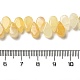 Chapelets de perles en jade topaze naturelle G-B064-B60-5