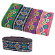 Ethnic style Embroidery Polyester Ribbons OCOR-WH0064-12-4