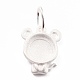 925 sterling supports pendentif argent cabochon STER-I020-01E-S-1