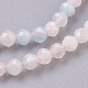 Chapelets de perles en morganite naturelle G-F568-112-2mm-3