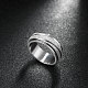 Fashionable 316L Titanium Steel Wide Band Rings for Men RJEW-BB07150-7-3