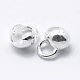 925 Sterling Silber Perle Spitzen Knoten Abdeckungen STER-G027-25S-3