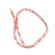 Cherry Quartz Glass Beads Strands G-A128-C28-A-2