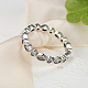 Hot Trends 925 argento sterling anelli di barretta zirconi RJEW-FF0001-09-18mm-3