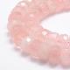 Natural Rose Quartz Beads Strands G-K209-24-3