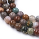 Chapelets de perles en jaspe d'océan naturelle G-F668-26-4mm-3