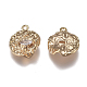Charms in ottone ZIRC-I030-09G-2