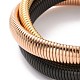 304 bracelet chaînes serpent plates imbriquées en acier inoxydable BJEW-G642-01RG-3