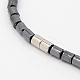 Fashionable Magnetic Synthetic Hematite Necklaces BJEW-K006-14-3