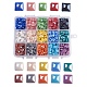 15 Farben pearlized überzogene handgemachte Porzellan Cabochons PORC-JP0001-03-B-1