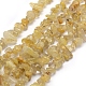 Chapelets de perles en quartz rutiles d'or naturel G-P406-33-1