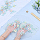 2 шт кружевная вышивка швейное волокно DIY-ME0001-42B-3