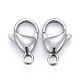 304 Stainless Steel Lobster Claw Clasps STAS-AB15-2