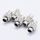 Alloy Rhinestone Magnetic Clasps RB-K007-01P-A-2