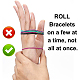 Benecreat 60pcs 6 couleurs ensemble de bracelets de printemps TWIR-BC0001-42-3