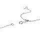 Ожерелья с каскадной подвеской из стерлингового серебра 925 пробы с изображением листьев крошечного песка TS-N340-S-4