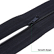 BENECREAT Nylon Invisible Widen Zipper Fastener FIND-BC0001-69B-5