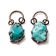 Synthetic Turquoise Pendants G-M383-16R-2