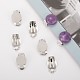 Iron Clip-on Earring Settings IFIN-L023-01P-3
