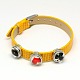 Bracelets d'accrochage en cuir PU BJEW-A101-D-2