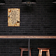 Superdant citations inspirantes signes en étain en métal art vintage plaque de décoration murale en fer rétro décor d'affiche en métal pour la maison bars restaurants cafés pubs décor AJEW-WH0189-198-5