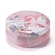 Bougies en fer blanc imprimées licorne rose DIY-P009-A03-3