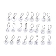 12 ensembles de boucles d'oreilles à clip en laiton avec constellation / signe du zodiaque EJEW-JE04115-1