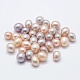 Culture des perles perles d'eau douce naturelles PEAR-P056-021-1