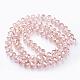 Electroplate Glass Beads Strands GR12MM-AB-3