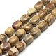 Natural Picture Jasper Beads Strands G-R433-03-1