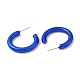 Boucles d'oreilles en acrylique avec anneau texturé EJEW-P251-38-3