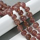 Chapelets de perles aux fraises en quartz naturel G-Q010-A21-01-2