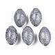 Perles en acrylique transparentes craquelées CACR-N003-36A-1