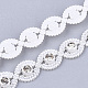 Chapelets guirlande de garniture perles en ABS plastique imitation perle AJEW-S073-27-1