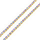 Brass Rhinestone Strass Chains CHC-N017-003A-A02-2