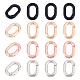 Superfindings 16pcs 4 anelli del cancello della molla della lega di colori FIND-PH0009-48-1