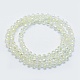 Chapelets de perles en verre électroplaqué EGLA-G026-2