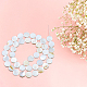 SUNNYCLUE 1 Box About 105Pcs Flat Round Shell Bead Natural Freshwater White Disc Coin Beads Ocean Beach Hawaii Style Elastic Thread for Jewelry Making DIY Bracelets Crafts Supplies Findings DIY-SC0017-06-3