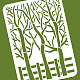 Stencil con motivo ombra albero benecreat DIY-WH0422-0018-3