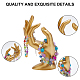 Soportes de exhibición de joyería de mano de maniquí de resina RDIS-WH0009-015-3