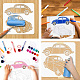 PET Hollow Out Drawing Painting Stencils DIY-WH0403-017-3