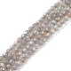 Chapelets de perles rondes en labradorite naturelle G-E251-31-4mm-1