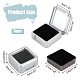 Boîtes de rangement carrées en plastique pour diamants VBOX-WH0005-08-3